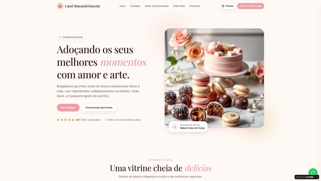 Doceria Artesanal